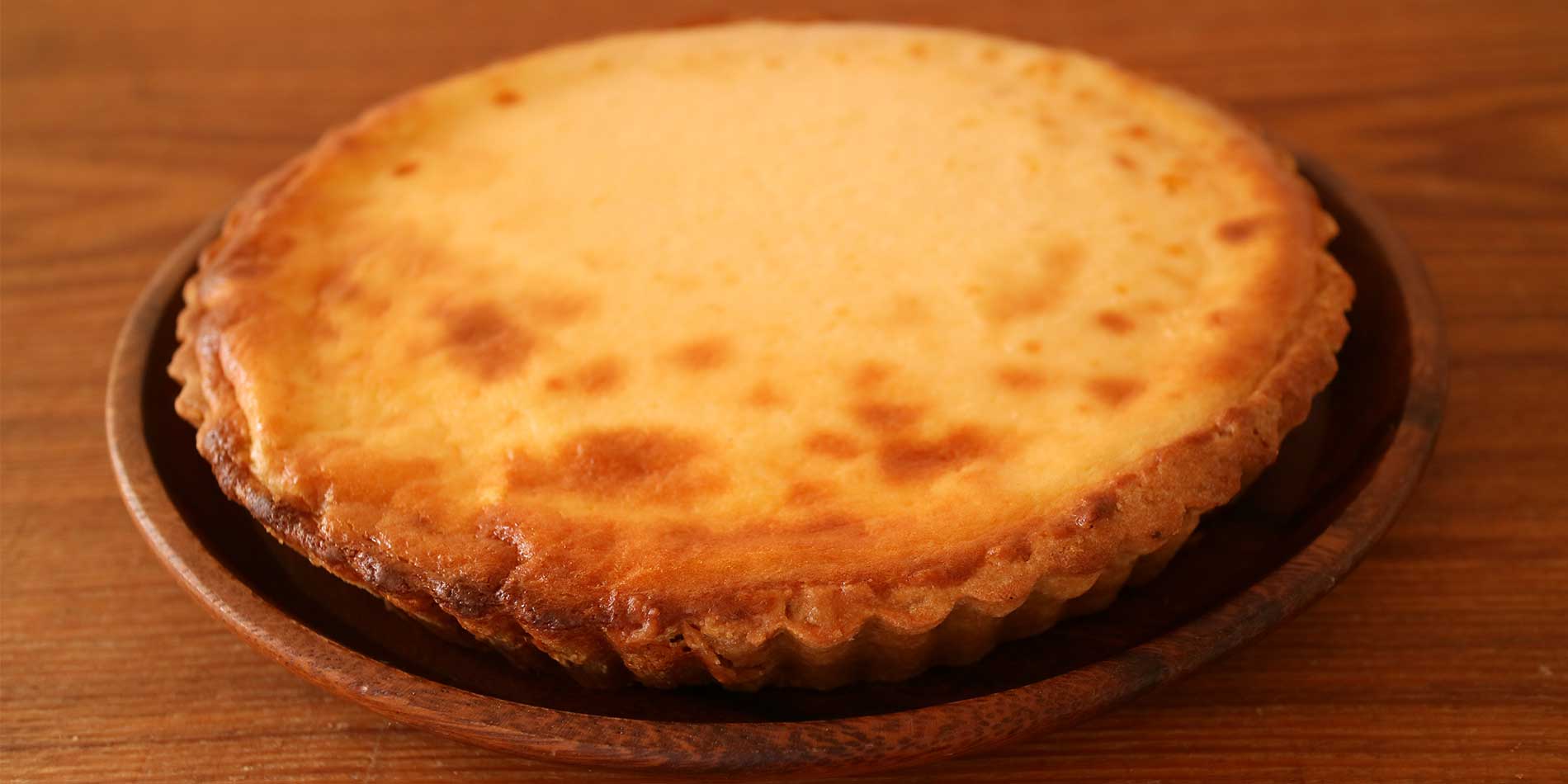 創業から変わらないツカサのベイクドチーズケーキ